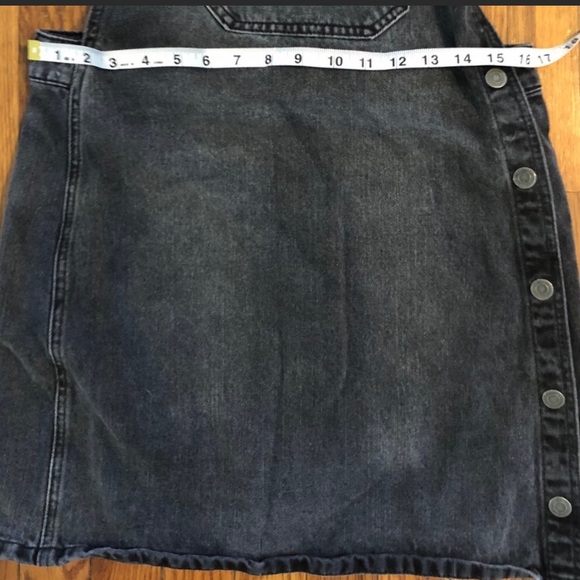 Free People overall Louise denim skirtall jumper - Picture 5 of 10